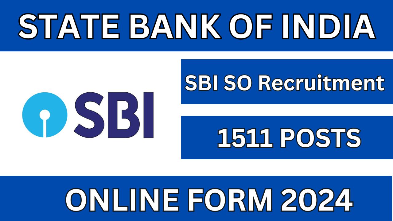 SBI SO Recruitment 2024