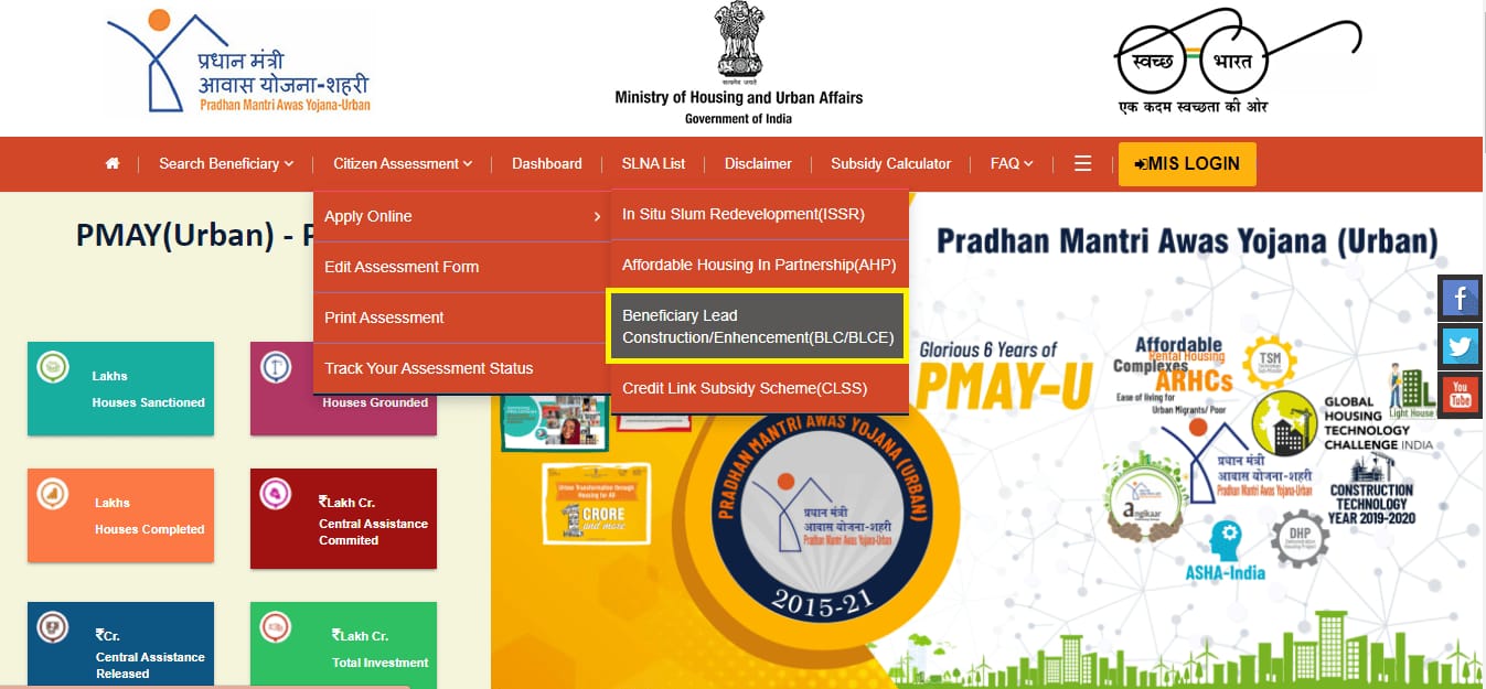 Pradhan Mantri Awas Yojana (PMAY) 2024 Apply Online With Aadhaar Card @ pmaymis.gov.in